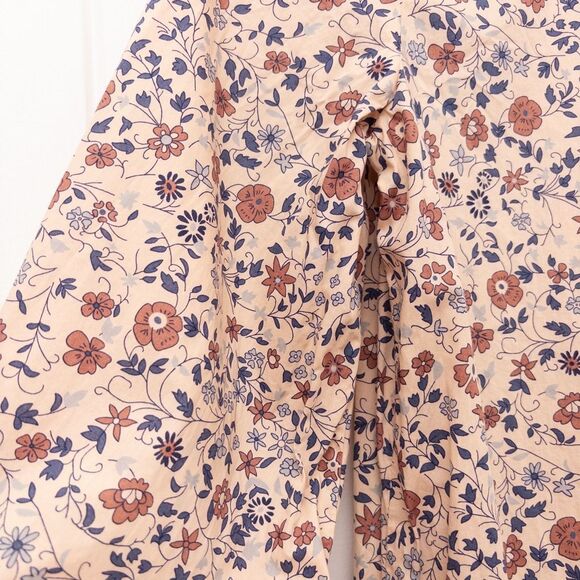 Christy Dawn Blue Maxi Dress with Bishop Sleeves and Crew Neck - Picture 11 of 11